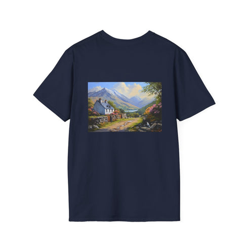 Snowdon Wales Painting T-Shirt: Majestic Mountain Majesty