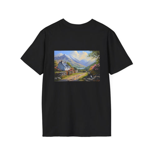 Snowdon Wales Painting T-Shirt: Majestic Mountain Majesty