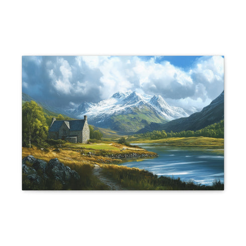 "Snowdonia Splendor: Canvas Art Print"