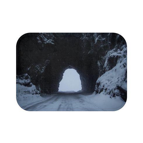 Snowstorm Cave Neon Bath Mat