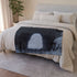 Snowstorm Hiding Neon Portal Cave Plush Fleece Throw Blanket