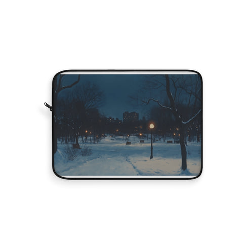 "Snowy Night Central Park Sleeve"
