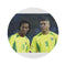 "Soccer Legend Round Rug"