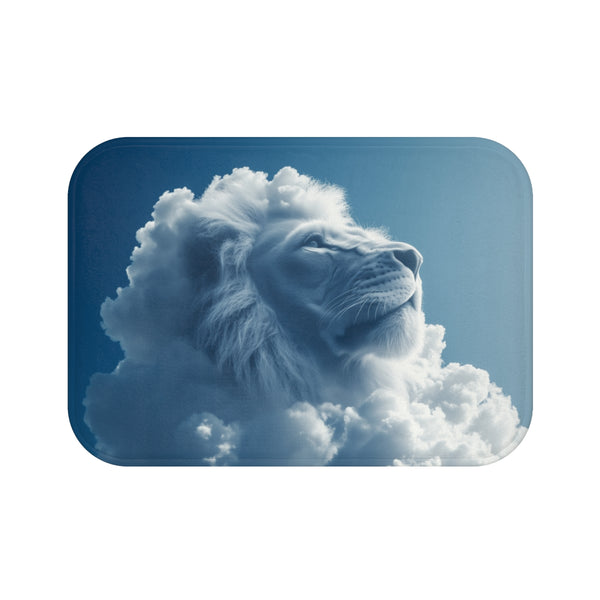 "Soft Cloud Shaped Lion Bathmat"