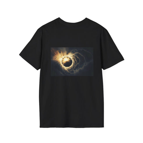 Solar Eclipse Fractal Shadow T-Shirt.