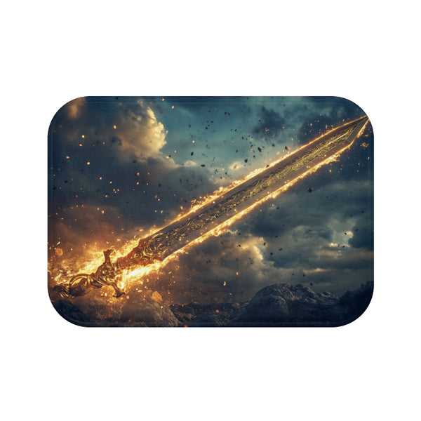 Solar Sword Bath Mat Sky