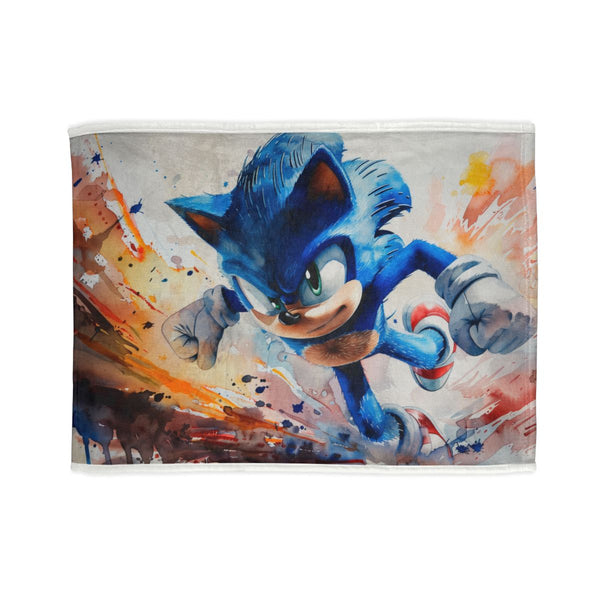" Sonic the Hedgehog Watercolor Bed Cover: Speed Into Dreamland"