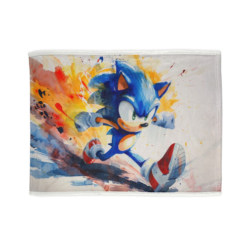 "Sonic Watercolor Bed Cover : Revamp Your Sleep Space"