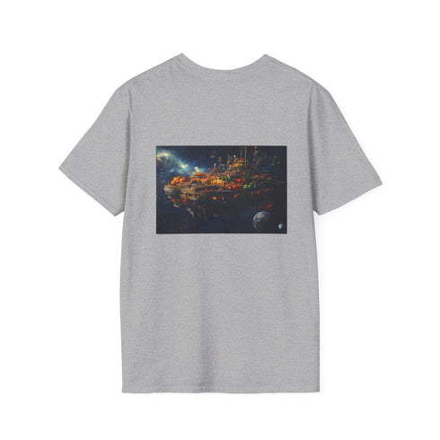 Space Floating Market T-Shirt Design