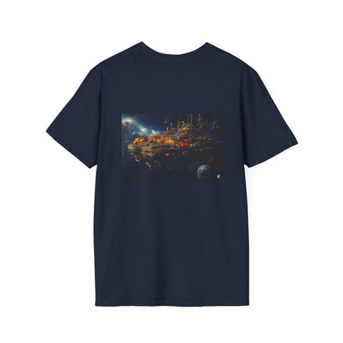 Space Floating Market T-Shirt Design