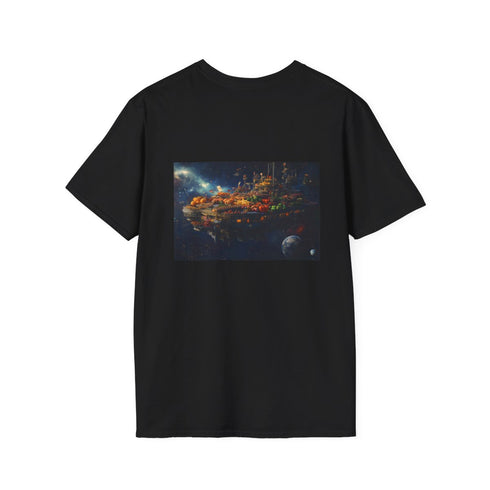 Space Floating Market T-Shirt Design