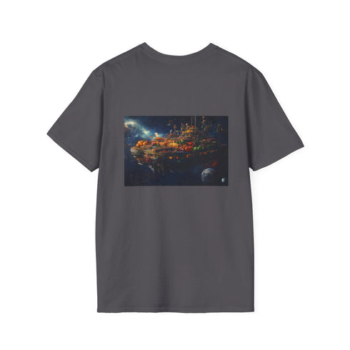 Space Floating Market T-Shirt Design