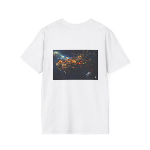 Space Floating Market T-Shirt Design