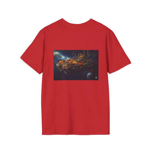Space Floating Market T-Shirt Design