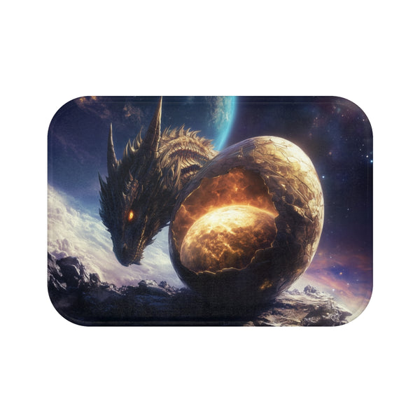 "Space Inspired Dragon Egg Bathmat"