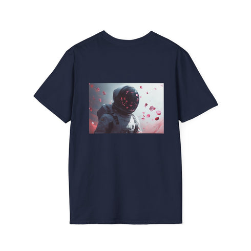 Space Rose Petal Spacesuit T-Shirt