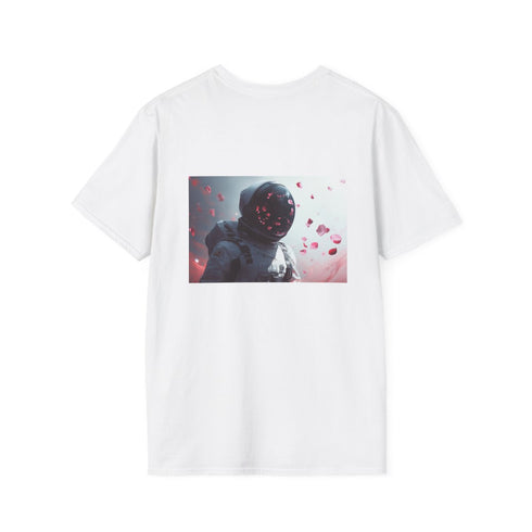 Space Rose Petal Spacesuit T-Shirt