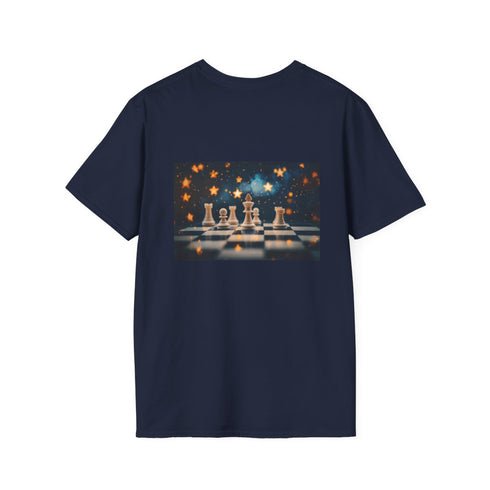 Space Themed Skybound Chessboard T-shirt