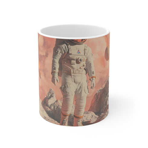 "Space Wanderer Mug: Ethereal Exploration"