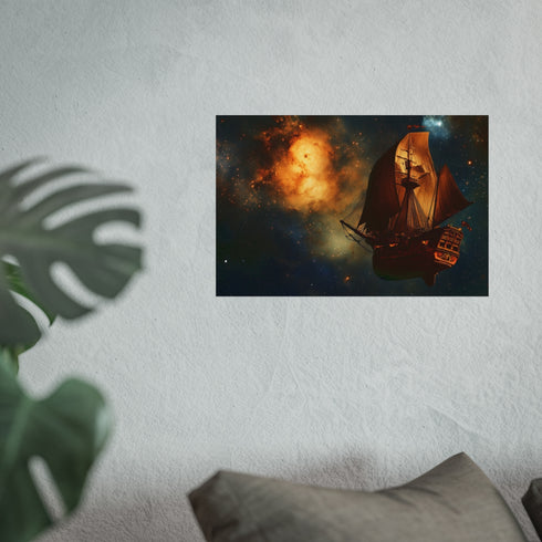 Spacefaring Pirate Ship Adventure Journey