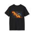 Spaceship Escapes Burning Planet Tee