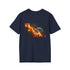 Spaceship Escapes Burning Planet Tee