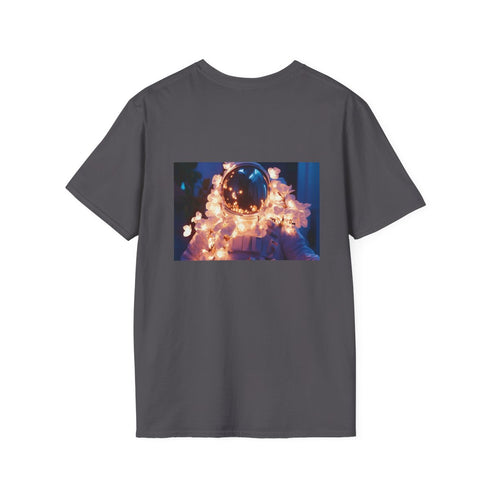 Spacesuit Filled Glow Flowers Shirt