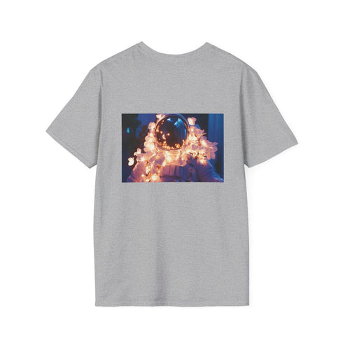 Spacesuit Filled Glow Flowers Shirt