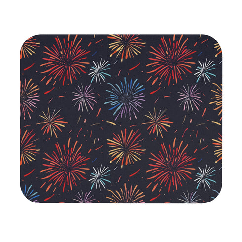 Sparking Festive Fireworks Mouse Pad