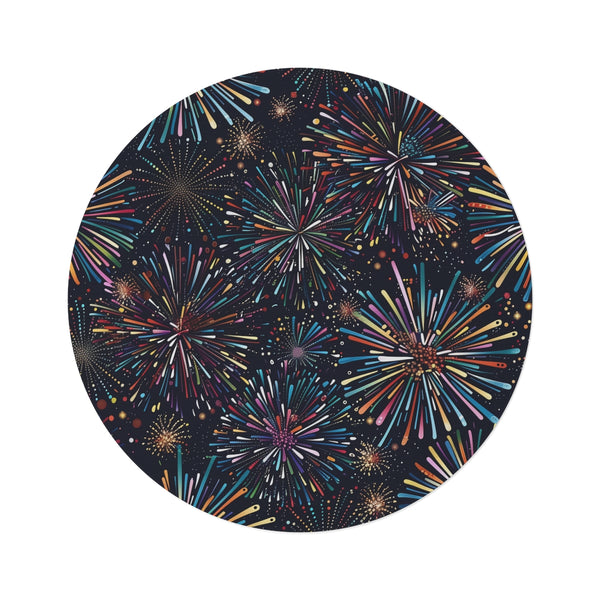 "Sparkling Celebrations Round Rug"