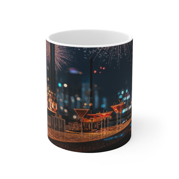 "Sparkling Pedroai Fireworks Mug"