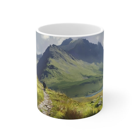 "Spectacular Snowdon Painting Mug"