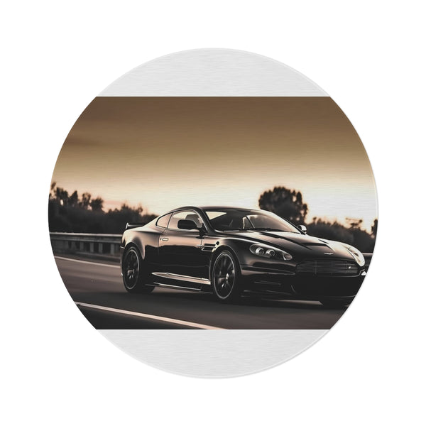 "Speed Demon Round Rug"