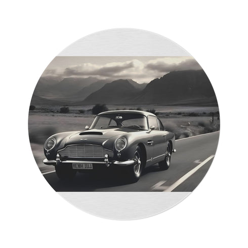 "Speedy Aston Martin DB5 Rug"