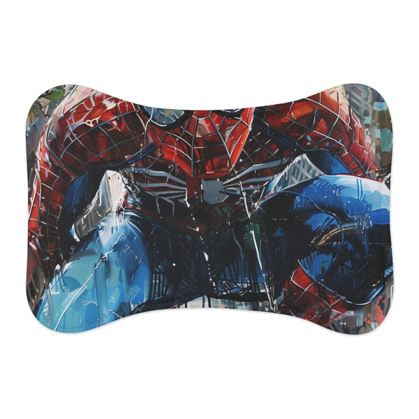 "Spider-Man Pet Mat: Superhero Chic"