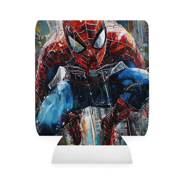 Spiderman Painting Can Cooler Sleeve