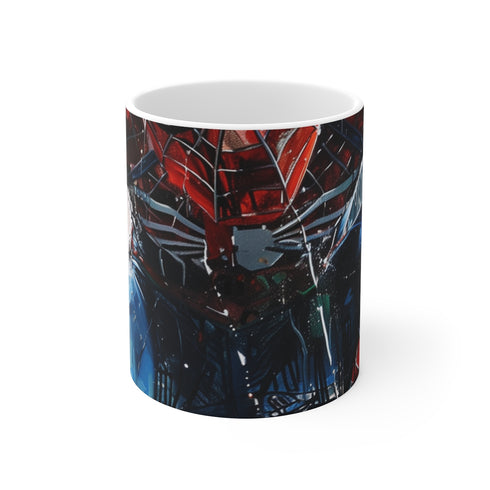 "Spiderman Swings onto Mug!"