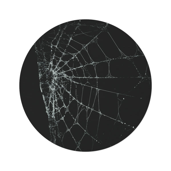 "Spiderweb Circle Rug: Weave Wonderland"