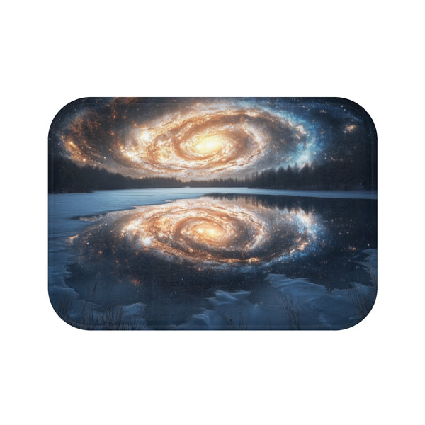 Spiral Galaxy Bath Mat Design