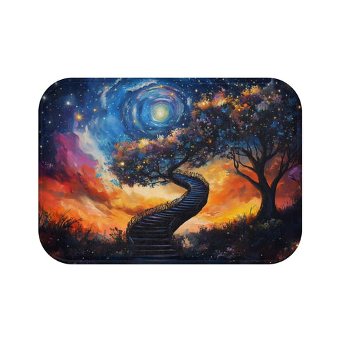 Spiral Staircase Design Star Bathmat