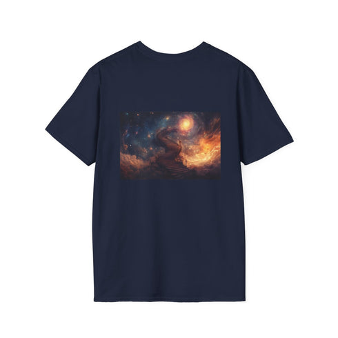 Spiral Staircase Starry Sky T-Shirt