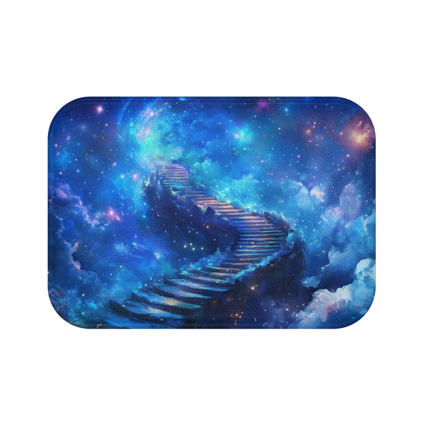 Spiral Staircase Stars Bath Mat