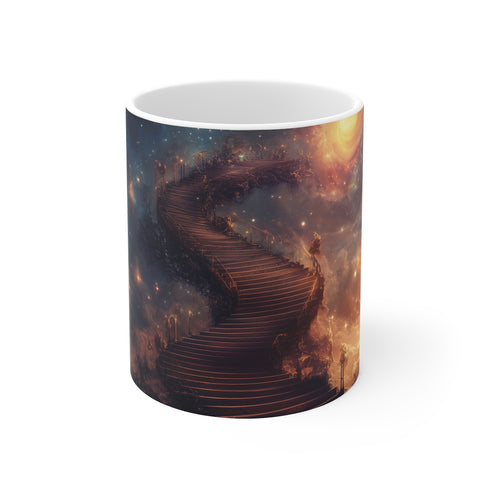 "Spiral Staircase Stars Coffee Mug"