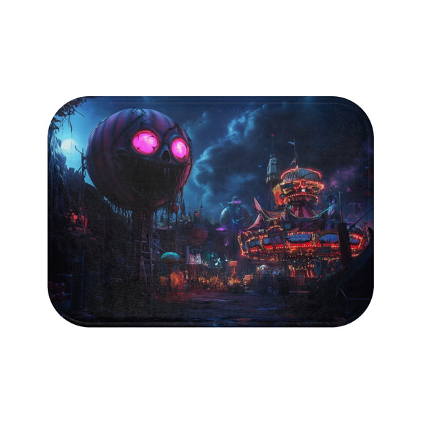 "Spooky Alien Carnival Bath Mat"