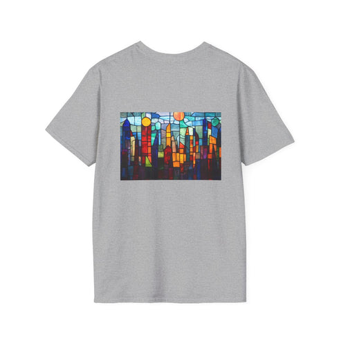 Stained Glass City Skyline