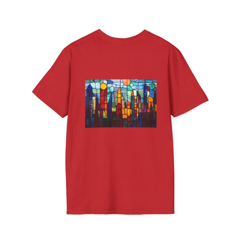 Stained Glass City Skyline