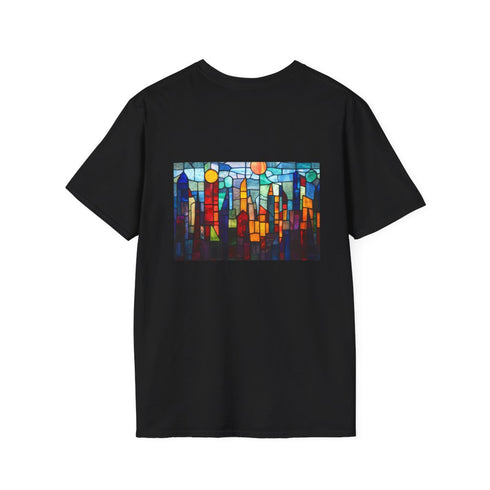 Stained Glass City Skyline