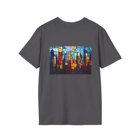 Stained Glass City Skyline