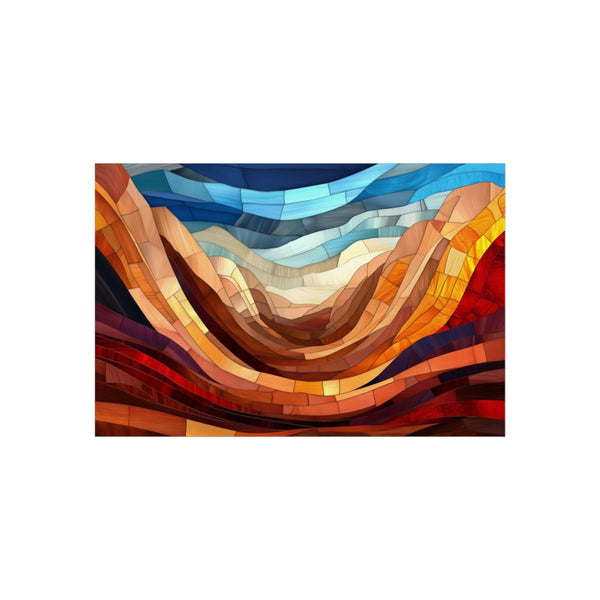 Stained Glass Canyon Art Display