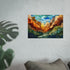 Stained Glass Canyon Art Poster
